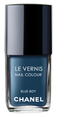 Chanel Le Vernis Nail Color Colour Polish Blue Boy