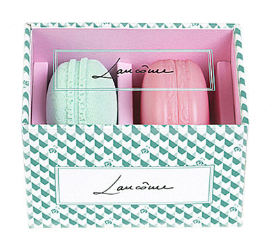 Lancome Le Petit Teint Macaron Blusher Set - Rose Whipped Cream Blush & Pistachio Blender No. 01