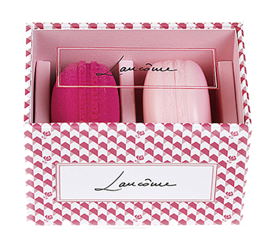 Lancome Le Petit Teint Macaron Blusher Set - Coral Whipped Cream Blush No. 02